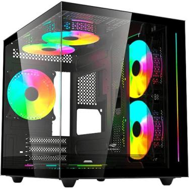 Imagem de Gabinete Gamer Aquarius C3TECH MT-G810 sem FANS Preto - Quickscan