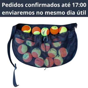 Imagem de Bolsa de Beach Tênis Porta Bolas Pochete Ajustável - Versátil para Esp