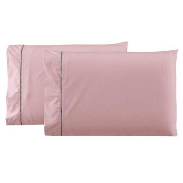 Imagem de Par de Fronhas 400 Fios Percal - Suítes Sonhos, Rosa