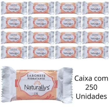 Imagem de Kit 250 Un De Mini Sabonete Naturallys Com Hidratante Corporal Em Barr