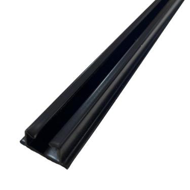 Imagem de Trilho Suíço Max Simples Preto Bucha Comum - 7,00m - Decor lider