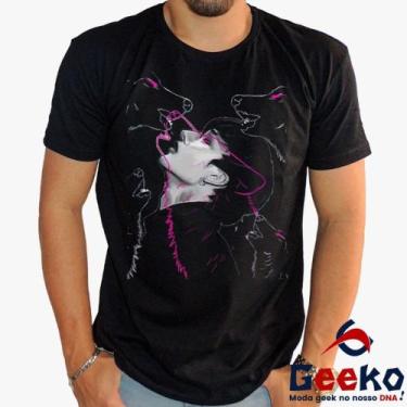 Imagem de Camiseta Stray Kids 100% Algodão SKZ K-pop Geeko, Preto gola careca, M