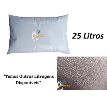 Imagem de Bolinhas De Isopor (pérolas) P/ Artesanato-almofadas-25ltrs - RCAISOPO