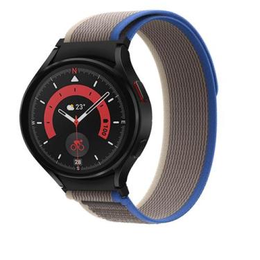 Imagem de Pulseira de Nylon Ridge Exclusiva para Galaxy Watch4 e Watch5 - Cinza 