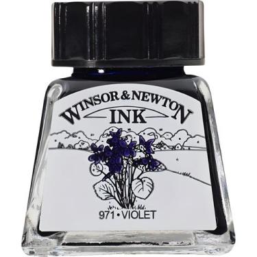 Imagem de Tinta Nankin para Desenho Winsor & Newton Escolha a Cor, VIOLET