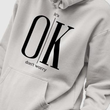 Imagem de Blusa Moletom Genuine Grit Masculina Estampada Algodão 30.1 It's Ok Do