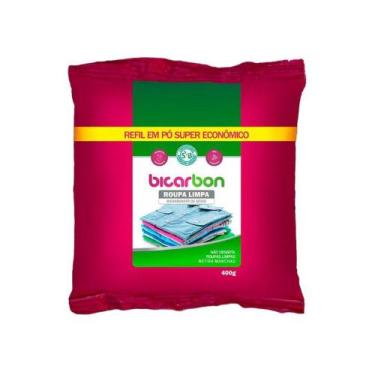 Imagem de Bicarbonato de Sódio Roupa Limpa Biodegradável Refil Bicarbon 400g - U