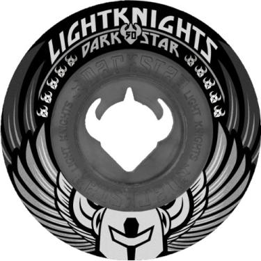 Imagem de Darkstar Rodas de cavaleiro claro, cinza claro/preto, 50 mm