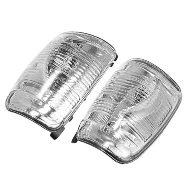 Imagem de X AUTOHAUX Par de capa de luz indicadora de espelho lateral para Ford Transit T150 T250 T350 2015 2016 2017 2018 2019 2020 2021