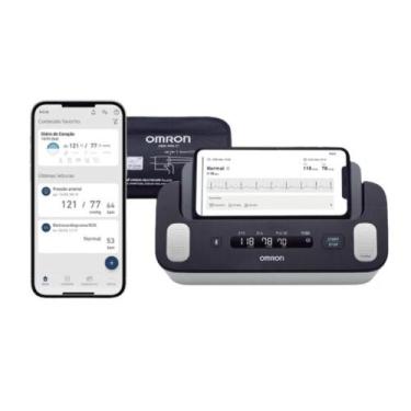 Imagem de Aparelho de Pressão Arterial de Braço com Eletrocardiograma HEM-7530T1