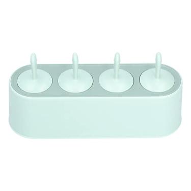 Imagem de Molde de Sorvete, Moldes de Picolé Caseiros Formas Picolés Reutilizáveis ​​Conjunto DIY Caseiro Não Tóxico Fácil De Desenformar Para Festas Para Praias Para O Verão Para Bares(Grama verde)