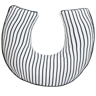 Imagem de Almofada Amamentação Listrado Preto - Giz de Cor