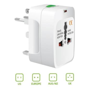 Imagem de Benjamin Universal Tomada Adaptador Internacional Viagem - Bora Colega