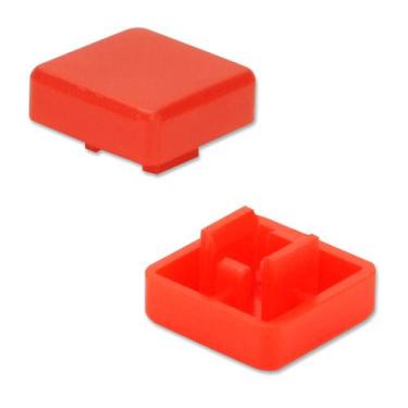 Imagem de 50x Knob Quadrado Confira Medidas nas Fotos - Vermelho - PIX