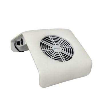 Imagem de Coletor Aspirador Sugador Pó Unhas Gel Fibra De Vidro Branco - BIOTRON