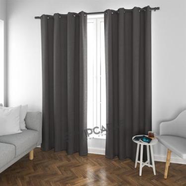 Imagem de Cortina Blackout PVC Corta Luz Sol 100% Blecaute 2,80 X 1,60 Marrom - 