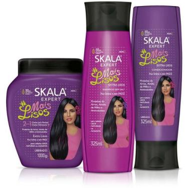 Imagem de Kit Skala Mais Lisos Shampoo + Condicionador + Creme Tratamento