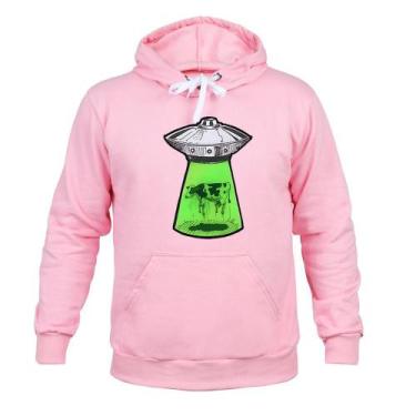 Imagem de Moletom 100% Algodão Flanelado Vacalienigena - Surprass, Rosa, GG