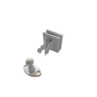 Imagem de Fixador de pressão para porta pivotante de vidro temperado blindex Bra