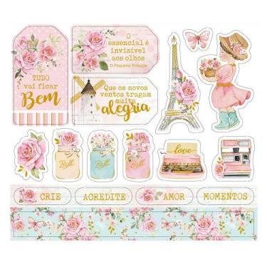 Imagem de Die Cuts LT - Mon Monde Rose I - Litoarte