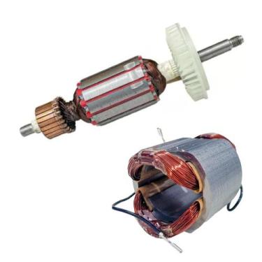 Imagem de Induzido+ Bobina P/ Esmerilhadeira Bosch Gws 8-115 1800 220v - Bolte