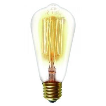 Imagem de Lâmpada Filamento De Carbono ST64 Taschibra 127V Luz Amarela 2200K