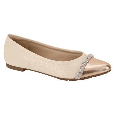 Imagem de Sapatilha Modare Casual Feminina Strass Creme