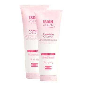 Imagem de Kit 2 Creme Corporal Isdin Woman Antiestrias 245g