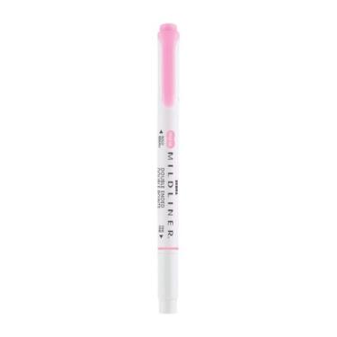 Imagem de Marca-texto Zebra Newpen Mildline Ponta Dupla Pink