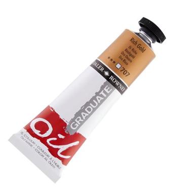 Imagem de Tinta oleo graduate 38ml daler & rowney escolha a cor, 707 - RICH GOLD