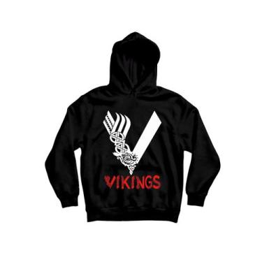 Imagem de Moletom Feminino Vikings Série Ragnar Lodbrok - Ultrav Store, GG, Pret