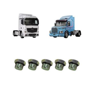Imagem de Kit 5 Conexão Tampao Válvula Mbb Diversas 16 X 1,5 Mm - LNG