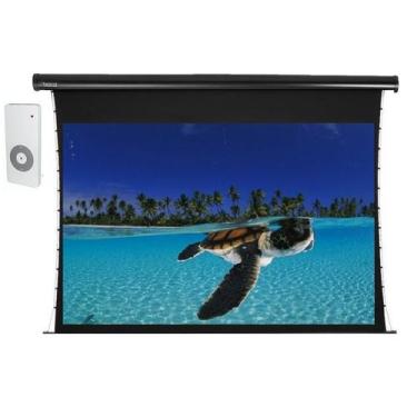 Imagem de Tela de Projeção Elétrica Tensionada Tahiti 16:9 HD 72 Polegadas 1,59 