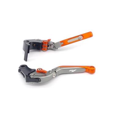 Imagem de Manete Esportivo Extensivel Moto Yamaha Yzf R1 Gravado a Laser R1 - No