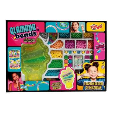 Imagem de Brinquedo Miçangas Infantil Glamour Beads Criativos Escolha O Seu - To