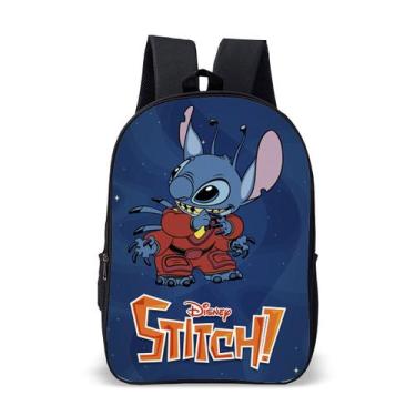 Imagem de Mochila Escolar Avulsa Infantil Desenho Stitch Unissex  - Use Thuco, M