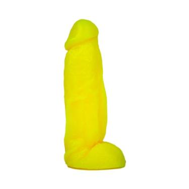 Imagem de Dildo Pênis Realístico 18,5 x 4,5 cm Amarelo
