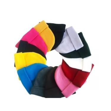 Imagem de Touca Lã De Adulto Gorro Básico Unissex Frio Liso Inverno PIETRIX - pi