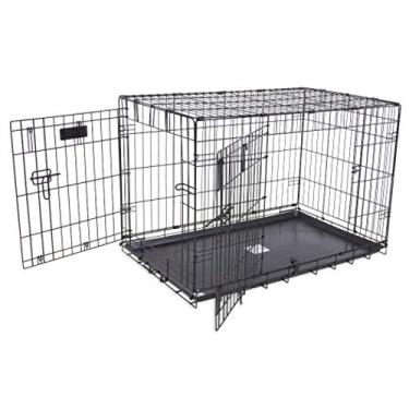 Imagem de Precision Pet Produtos Caixa de arame para cães Provalue de duas portas, 91 cm, para animais de estimação de 22,7 a 31,8 kg, com sistema de bloqueio de 5 pontos