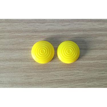 Imagem de Tampa de joystick de silicone analógico para controle de jogos PS4 PS3 Xbox 360 Xbox One (amarelo)