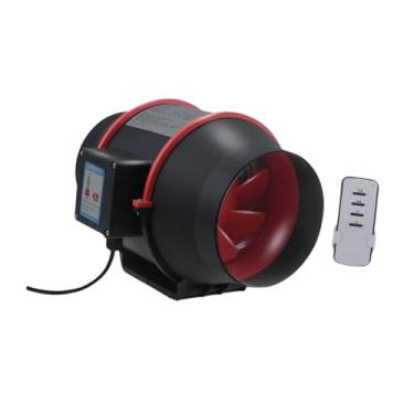 Imagem de IEUDNS 4 em exaustor tubo ventilador extrator galinheiro ventiladores ventilador extrator para luminárias banheiros sótão lavanderia garagem, com Controle Remoto