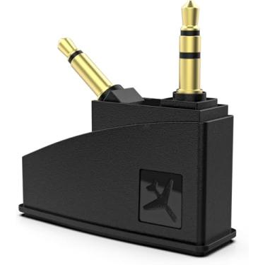 Imagem de Adaptador de fone de ouvido de avião QC35, macho de 3,5 mm para fêmea de 3,5 mm, adaptador de linha aérea compatível com Bose QC45 QC35ii QC35 QC20 QC25 QC3 QC2 NC700 SoundLink SoundLink II AE2 AE2i