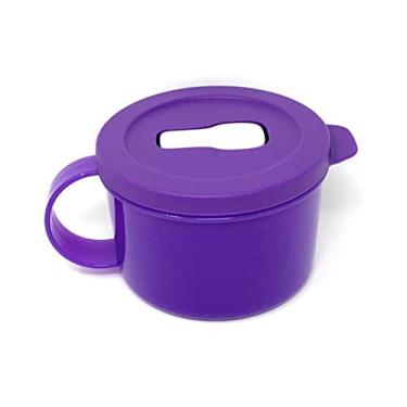Imagem de Tigela para caneca de sopro de micro-ondas CRYSTALWAVE Tupperware 473 ml nova roxa