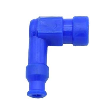 Imagem de Tampa de vela de ignição de borracha universal para motocicleta, quadriciclo, scooter, dirt bike, adequada para Yamaha, adequada para KTM, adequada para Kawasaki, adequada para Suzuki, peças(Blue)
