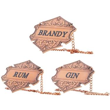 Imagem de XANADU Conjunto de etiquetas de decantadores personalizáveis e etiquetas de bebidas – decoração de garrafa de vinho, uísque, conhaque, tequila, rum, vodca, gim, bourbon, uísque, decantador de conhaque