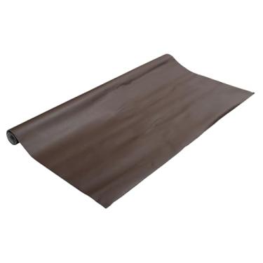 Imagem de A ABSOPRO Adesivo de reparo de couro adesivo adesivo adesivo forte 89 cm x 200 cm fita de reparo de couro PVC marrom escuro 1 peça