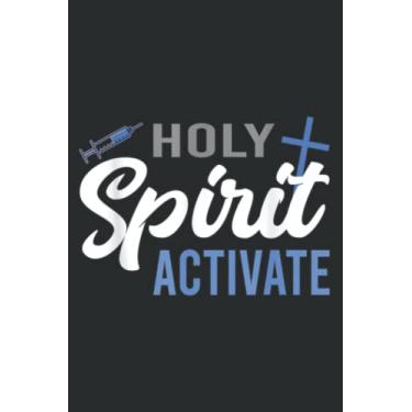 Imagem de Holy Spirit Activate Bible Jesus Christian: My Prayer Map Journal 6" x 9", 120 Pages for Writing & Notes, for Girls and Women, Memo Diary Subject Notebooks Planner.