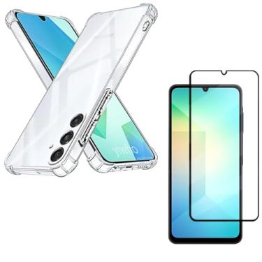 Imagem de Capa Capinha Anti Impacto + Película Premium 9D Cerâmica Compatível Com Samsung Galaxy A16 5G - (Hard Glass Store)