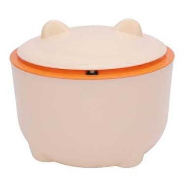 Imagem de Lata de Lixo para Gatos, Lata de Lixo para Resíduos de Gatos Caixa de Areia para Gatos Fechada Vaso Sanitário para Gatos Babador de Lixo Multifuncional Com Tampa Tipo Prensa para