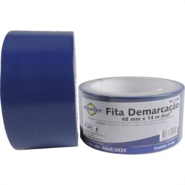 Imagem de Fita Demarcacao Solo Brasfort 48X14M Azul 7638